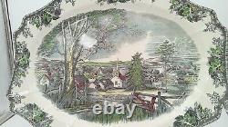 The Friendly Village Johnson Bros Vintage 20 Inch Oval Turkey Serving Platter