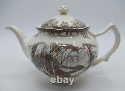 The Friendly Village by Johnson Brothers Tea Pot Sugar Maples Made England 1 qt