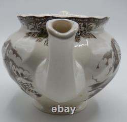 The Friendly Village by Johnson Brothers Tea Pot Sugar Maples Made England 1 qt