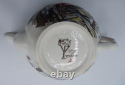 The Friendly Village by Johnson Brothers Tea Pot Sugar Maples Made England 1 qt