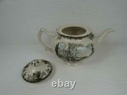The Friendly Village by Johnson Brothers Tea Pot w Lid Sugar Maples