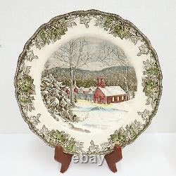 The School House Plate Set 10 Dinner Plates The Friendly Village by Johnson Bros
