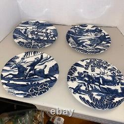 Tiffany & Co Ironstone Menagerie Plates Johnson Brothers England Set of 4