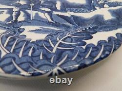 Tiffany & Co Ironstone Menagerie Plates Johnson Brothers England Set of 4 Blue