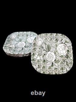 Tiffany & Co. Johnson Brothers Liberty Green Chintz PlatesSet Of 6Salad 7.5