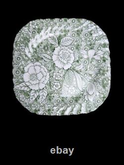 Tiffany & Co. Johnson Brothers Liberty Green Chintz PlatesSet Of 6Salad 7.5