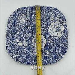 Tiffany & Co. Johnson Brothers Plates England Blue Floral Rose 7.5 Set Of 4