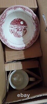 Twas the Night before Christmas 16pc Plates Dinner Cereal MugJohnson Brothers