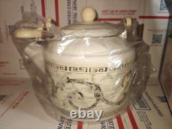 VERY RARE Johnson Brothers Bros Acanthus Metal Kettle 3 Qt