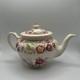 Very Rare Winchester Pink (rope Edge) Tea Pot With Lid By Johnson Bros, England
