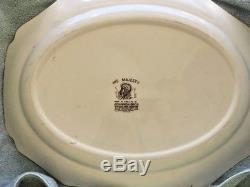 VINTAGE JOHNSON BROTHERS HIS MAJESTY 16 x 20 TURKEY PLATTER FROM ENGLAND