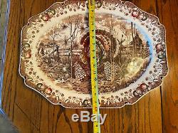 VINTAGE Johnson Brother His MajestyTurkey/meat platter. X Cond 20 Large