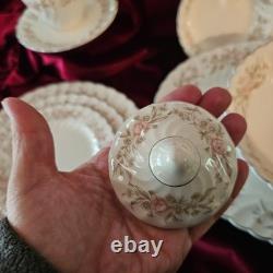 VINTAGE Johnson Brothers TEA set (Complete) RARE floral, made in England