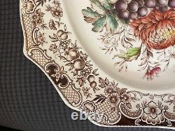 VTG 1960 Johnson Bros ENGLAND Windsor Ware Harvest 20 Oval Serving Platter