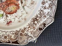 VTG 1960 Johnson Bros ENGLAND Windsor Ware Harvest 20 Oval Serving Platter