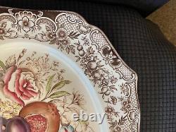 VTG 1960 Johnson Bros ENGLAND Windsor Ware Harvest 20 Oval Serving Platter