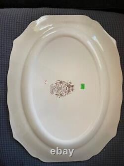 VTG 1960 Johnson Bros ENGLAND Windsor Ware Harvest 20 Oval Serving Platter