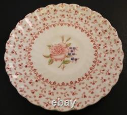 VTG 24 Pcs. Johnson Bros. Rose Bouquet Made In England Cups & Saucers 12 Sets