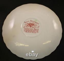 VTG 24 Pcs. Johnson Bros. Rose Bouquet Made In England Cups & Saucers 12 Sets VTG 24 Pcs. Johnson Bros. Rose Bouquet Made In England Cups & Saucers 12 Sets