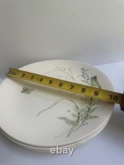 VTG 50s JOHNSON BROS. WILDFLOWER & BUTTERFLY DINNER PLACE-SET FOR 4 + EXTRA PC
