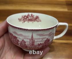 VTG 55pcs Johnson Brothers Old Britain Castles Pink 6 Place Settings, England