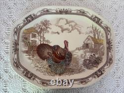 VTG Johnson Bros England BARNYARD KING 20.5x16 Large Turkey Serving Platter
