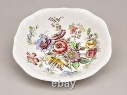 VTG Johnson Bros Sheraton England Ironstone 8Pc Dinner Plates &Square Soup Bowls