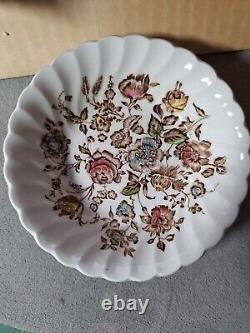 VTG Johnson Bros. Staffordshire Bouquet 4 Sets of 4Pc. Settings & 4 Bowls, NIB