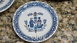 VTG Johnson Brothers Hearts & Flowers 24 Pc Dinnerware Set England Old Granite