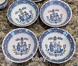 VTG Johnson Brothers Hearts & Flowers 24 Pc Dinnerware Set England Old Granite