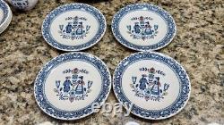 VTG Johnson Brothers Hearts & Flowers 24 Pc Dinnerware Set England Old Granite