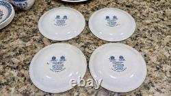 VTG Johnson Brothers Hearts & Flowers 24 Pc Dinnerware Set England Old Granite