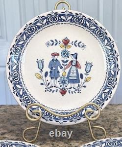 VTG Johnson Brothers Hearts & Flowers 24 Pc Dinnerware Set England Old Granite