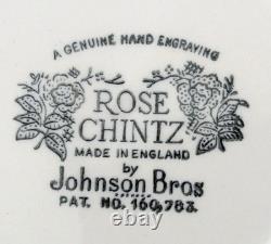 VTG Johnson Brothers Rose Chintz 5 PCS, 4 Place Settings, England