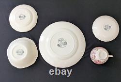 VTG Johnson Brothers Rose Chintz 5 PCS, 4 Place Settings, England