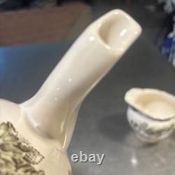 VTG Johnson Brothers The Friendly Village 9 Coffee Pot, Sugar Bowl & Creamer