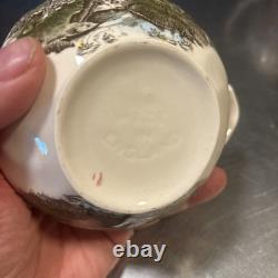 VTG Johnson Brothers The Friendly Village 9 Coffee Pot, Sugar Bowl & Creamer