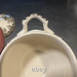 VTG Johnson Brothers The Friendly Village 9 Coffee Pot, Sugar Bowl & Creamer