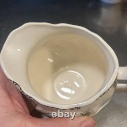 VTG Johnson Brothers The Friendly Village 9 Coffee Pot, Sugar Bowl & Creamer