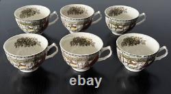 Vintage 1960s Johnson Bros Friendly Village The School House Dishes 37PC