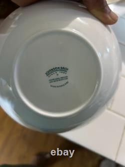 Vintage 20 Pc Empress Johnson Bros And Adams Plates And Bowl