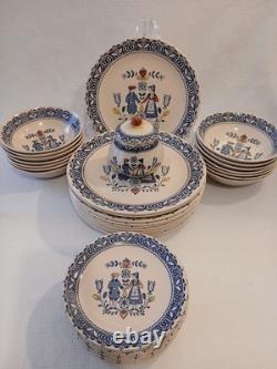 Vintage 35Pc Johnson Brothers Hearts & Flowers Dinnerware Cottagecore