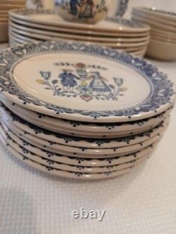 Vintage 35Pc Johnson Brothers Hearts & Flowers Dinnerware Cottagecore