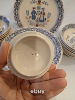 Vintage 35Pc Johnson Brothers Hearts & Flowers Dinnerware Cottagecore