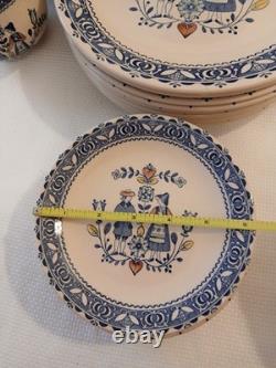 Vintage 35Pc Johnson Brothers Hearts & Flowers Dinnerware Cottagecore