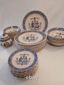 Vintage 35Pc Johnson Brothers Hearts & Flowers Dinnerware Cottagecore