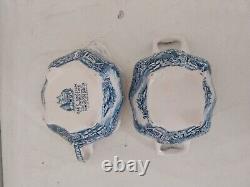 Vintage 4 Person Tea Set Old English Countryside Johnson Bros