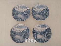 Vintage 4 Person Tea Set Old English Countryside Johnson Bros