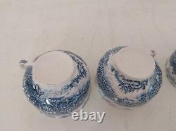 Vintage 4 Person Tea Set Old English Countryside Johnson Bros