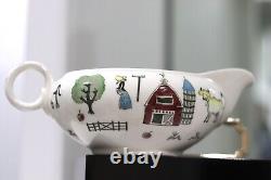 Vintage 50's Johnson Brothers McDonalds Farm Gravy Boat England very rare